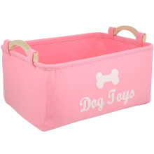 2Stk Haushalts Pet Spielzeug Aufbewahrungsbox (Pink)