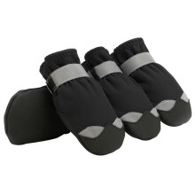 2 Sets Hundeschuhe Winter Rutschfest Pfotenprotektoren