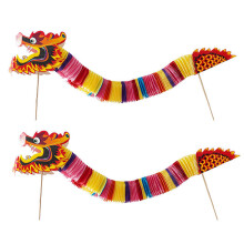 2St Drachen 3D Ornament Für Chinesisches Neujahr