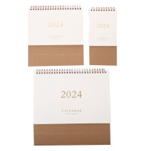 3Stk. Tischkalender 2023 2024 Flip Stehkalender Für Büro Zuhause