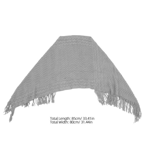 Winter Strickpullover Poncho Umhang Schal 2