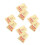 8 Metall Karte Messing Ornament Chinesisch 2