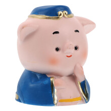 2Stk Mini Schweinsmann Modell Harz Figur Für Desktopdekoration