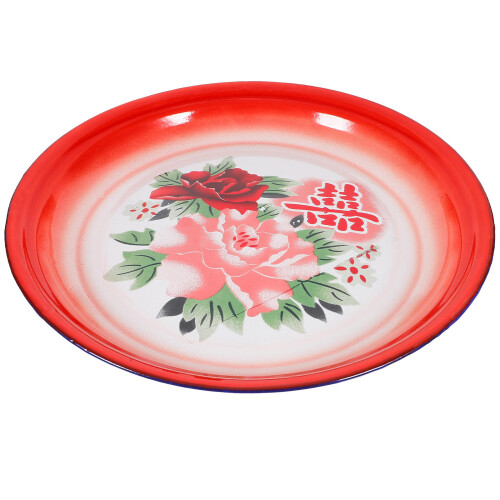 5Stück Emaille Platte Chinesisch Für Gemüse