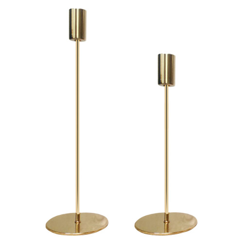 4 Kerzenhalter Im Europäischen Aus (Gold) 1