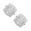 2 Sets Aluminiumlegierung Überwachungshalterung Weiß 4