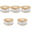 5Rolls White Decorative Gauze Ribbon for Craft Gift Box Packaging 3