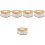 5Rolls White Decorative Gauze Ribbon for Craft Gift Box Packaging 4