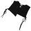 3Stk Schwarzer Dekorativer Mini Cape Fake Collar Polyester 2