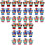 18 Paar Kinder Langfingerhandschuhe Winter Stulpen 3