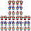 18 Paar Kinder Langfingerhandschuhe Winter Stulpen 2