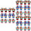 18 Paar Kinder Langfingerhandschuhe Winter Stulpen 6