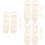 3 Paar Diy Holzgestrickte Handschuh Displaymodell Handgewobene 7