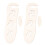 3 Paar Diy Holzgestrickte Handschuh Displaymodell Handgewobene 11