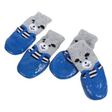 4Pcs Calcetines Para Perro Anti-Deslizantes Protectores Patas