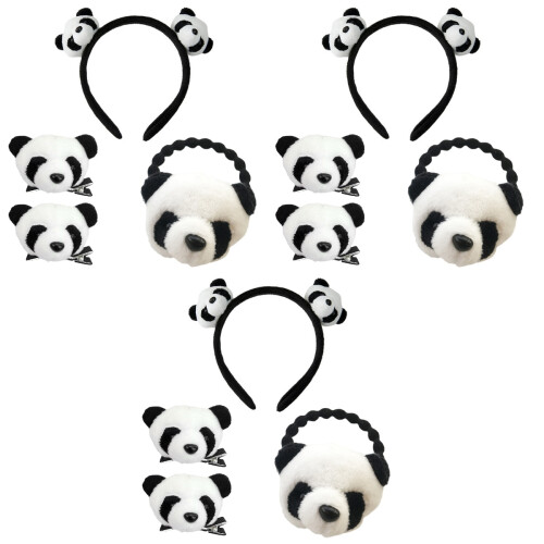 12 Panda Stirnband Haarspange Haaraccessoires 2
