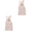 2 Unidades Pantalón Con Para Bebé Beige 0-3 3