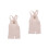 2 Unidades Pantalón Con Para Bebé Beige 0-3 4
