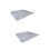 2Pcs Durable Silver Picnic Blanket Foldable Moistureproof Outdoor Mat 7