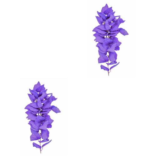 2 Unidades Planta Artificial De Mimbre Para Acuario 2