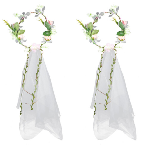 2 Unidades De Para Novia Floral 1