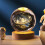 3D Solar System Crystal Ball Night Light 8