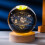 3D Solar System Crystal Ball Night Light 9