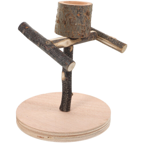 Soporte Para Pájaros Entrenamiento Jaula Percha 1