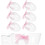 24Pcs Pink Easter Egg Candy Containers Reusable Plastic Gift Boxes 10