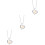 3 Unidades Colgante Collar Joyería 7