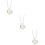 3 Unidades Colgante Collar Joyería 11