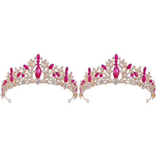 2 Unidades Cumpleaños Con Diamantes Imitación Para 1