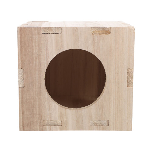 Casa Madera Para Hámster Conejillo Indias Y Pequeños 2