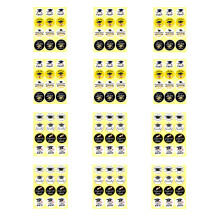 144St Papier Stickers Met Afstudeer Thema Voor Party Favor