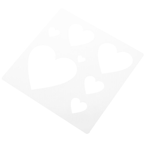 3 Piezas Plantilla Boda Corazón Reutilizable Manualidades