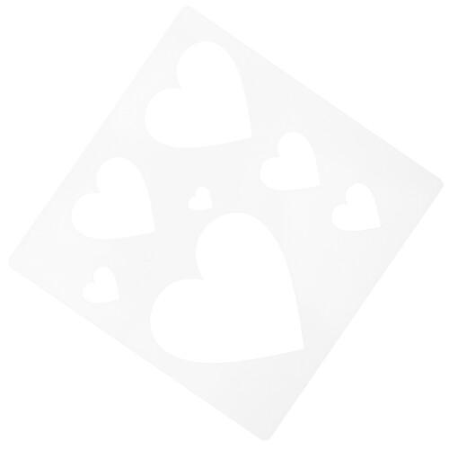 3 Piezas Plantilla Boda Corazón Reutilizable Manualidades 2