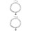 2 Unidades Collar Aleación Aluminio Ajustable Con Para 7