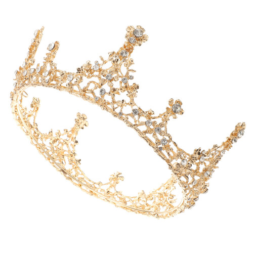2 Unidades Tiara Vintage Mujer Cristal 1