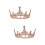 2 Unidades Tiara Vintage Mujer Cristal 8