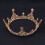 2 Unidades Tiara Vintage Mujer Cristal 11
