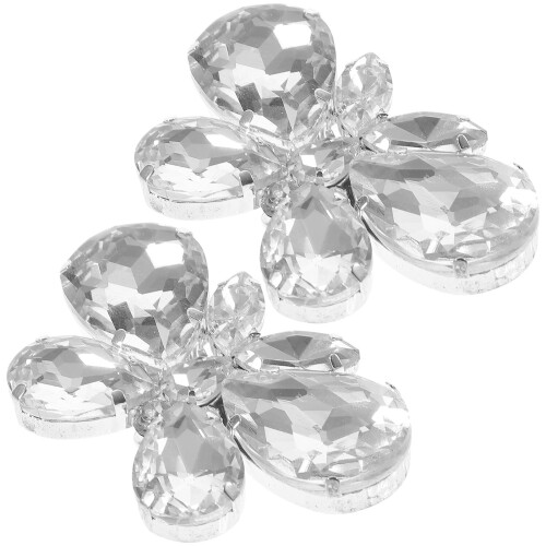 2 Unidades Clips Para Con Diamantes De Imitación