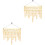 2 Piezas Carta Cumpleaños Madera Decoración Diy 4