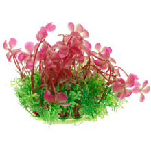 Aquariumdecoratie Vierbladige Plant Kunststof Kleurig