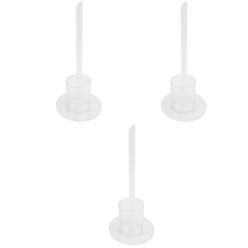 3 Pièces Outils De Socles Pour Gâteau Transparent 2