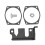 Anti-Rust Throttle Cable Bracket Compatible with 4in LS1 LS3 LS7 Intakes 8