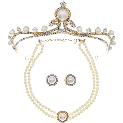 Ensemble Diadème Et Boucles D'oreilles Pour De Promo