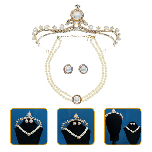 Ensemble Diadème Et Boucles D'oreilles Pour De Promo 2