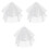 3 Pièces Voile De Élégant Et Pour 3