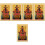 5 Pièces Carte Dragon Année Protection Chinoise 6