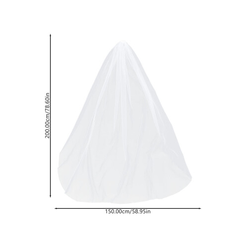 Voile De Long Élégant Couche 2 Mètres 2